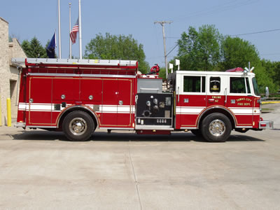 Tawas City, MI Rescue Fire