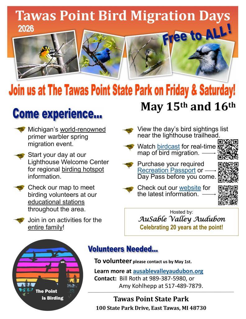 Tawas Point Bird Migration Days Flyer
